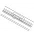 Boom track slide - SAILSetc spar - 6 mm screw