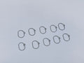 DF65V6-V8 Pear shaped mainsail luff rings 2025 version (pk10)