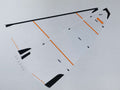 DF95V1-V3 B Sails set 75 micron Mylar, Round tube packed