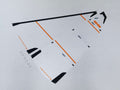 DF95V1-V3 C Sails set 75 micron Mylar, Round tube packed