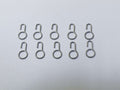 DF65V6-V8 Stainless steel Sail Clew Hook (Pk 10) 2025 version