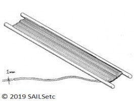 Elastic cord 1.5 mm x 5 m - SAILSetc
