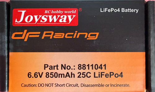 6.6V 850mAh 25C LiFePo4 battery - DF65/95 RX