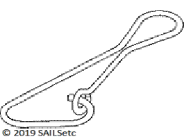 Clip hooks - 20/pack - SAILSetc