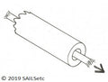 Sheet Tube - plastic 2mm x 100mm - SAILSetc