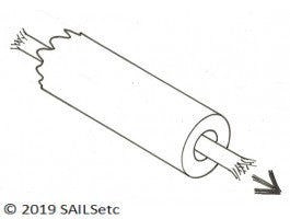 Sheet Tube - plastic 2mm x 100mm - SAILSetc