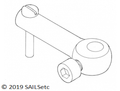 Tiller arm - 5 mm -SAILSetc