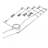 Spreader - one piece - clip on 10 degrees - SAILSetc