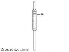 Rudder stock & trunking 4mm - SAILSetc
