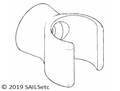 Rig box clip - mast clip 11 mm - SAILSetc