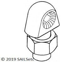 Eyebolt - 8 mm x M3.5 - SAILSetc
