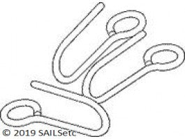 Hooks - wire - 10/pack - SAILSetc