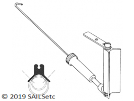Gooseneck/kicking strap 005m-110-ksb-long